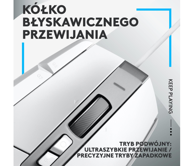 Logitech G502 X biała - 1066491 - zdjęcie 8